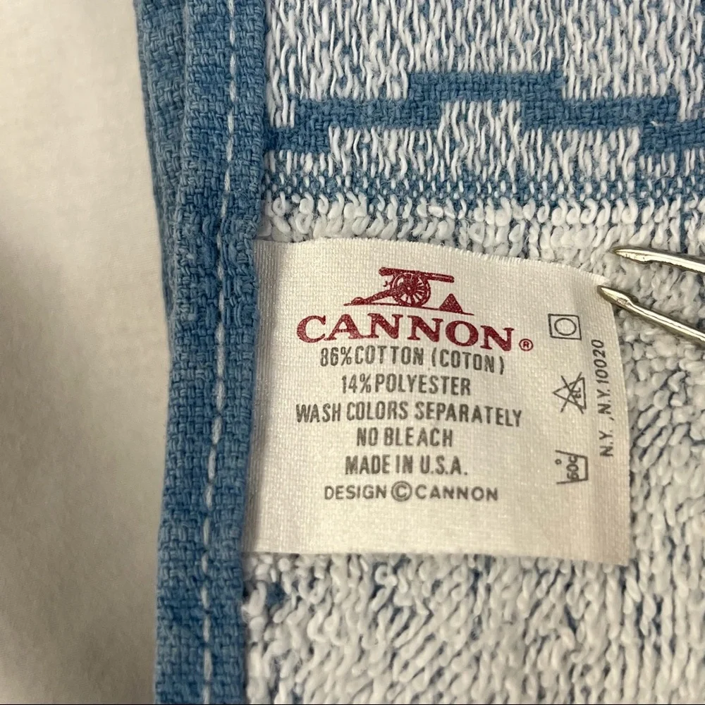 Vintage Cannon Mama And Baby Duck Bath Towels